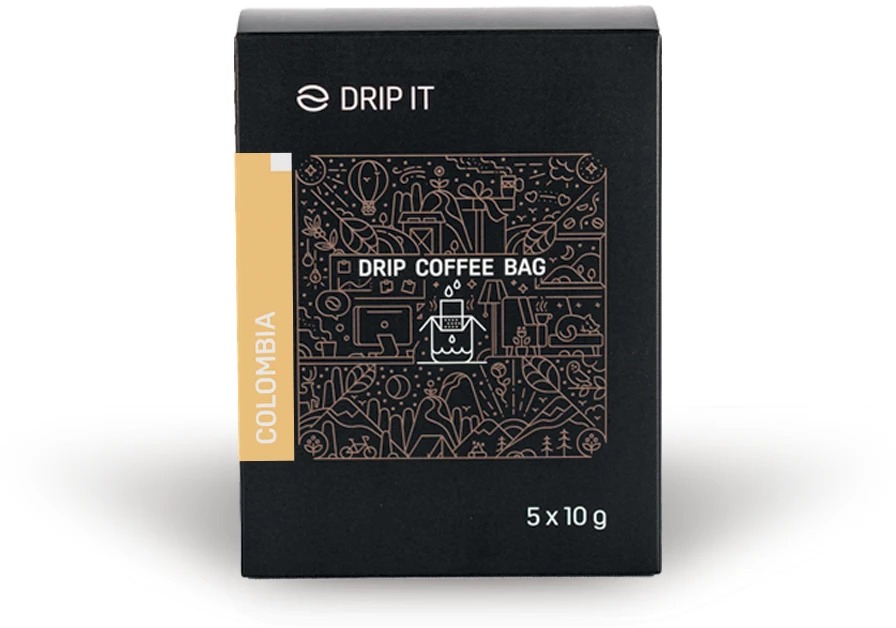 Drip it Káva ve filtru Colombia Sierra Nevada 5 × 10 g