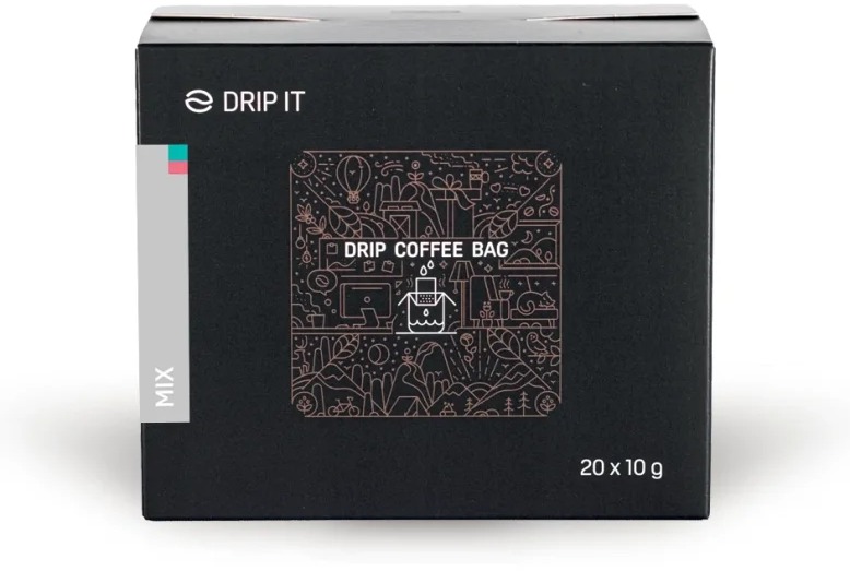 Drip it Káva ve filtru Mix Brazil, Nicaragua 20 × 10 g