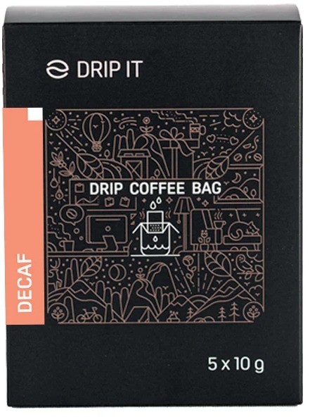 Drip it Káva ve filtru Decaf 5 × 10 g