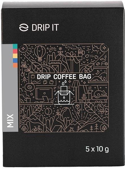 Drip it Káva ve filtru Ochutnávkové balení 5 × 10 g