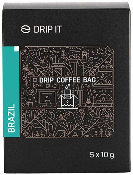 Drip it Káva ve filtru Brazil Minas Gerais 5 × 10 g