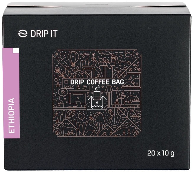 Drip it Káva ve filtru Ethiopia Yirgacheffe 20 × 10 g