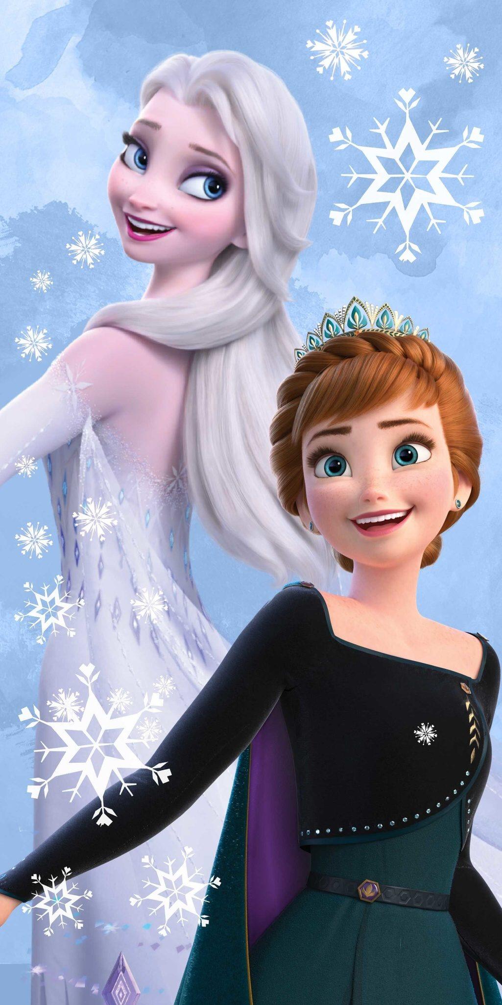 Jerry Fabrics Osuška Frozen Sisters 06, 70 × 40 cm