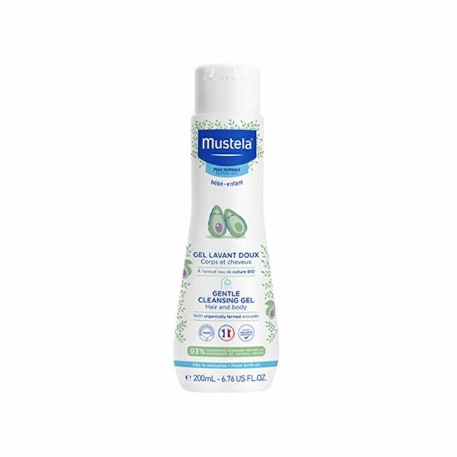 MUSTELA Jemný čisticí tělový a vlasový gel s organicky pěstovaným avokádem 200 ml