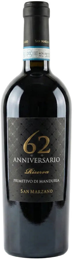 Anniversario 62 Primitivo di Manduria DOP Riserva 0,75 l 14% vol.