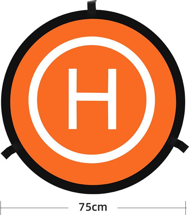 Sunny 75 cm přistávací podložka pro drony DJI Mavic Air 2S/Mini 2/Pro/Phantom 4/3 oranžová