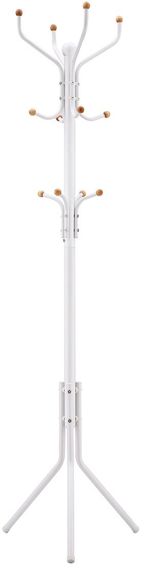 SONGMICS Věšák stojanový, výška 182 cm, bílý