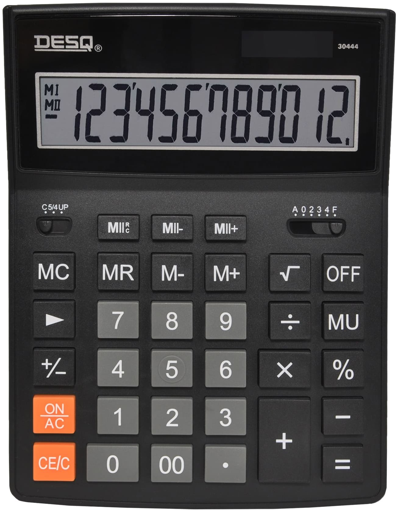 DESQ XXL, černá - profesionální stolní kalkulačka