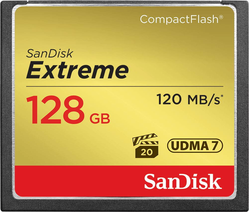 SANDISK Compact Flash 128GB Extreme