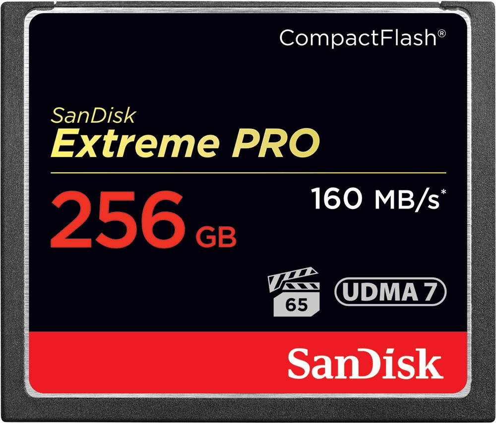 SANDISK Compact Flash 256GB 1000x Extreme Pro