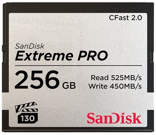 SANDISK CFAST 2.0 256GB Extreme Pro VPG130