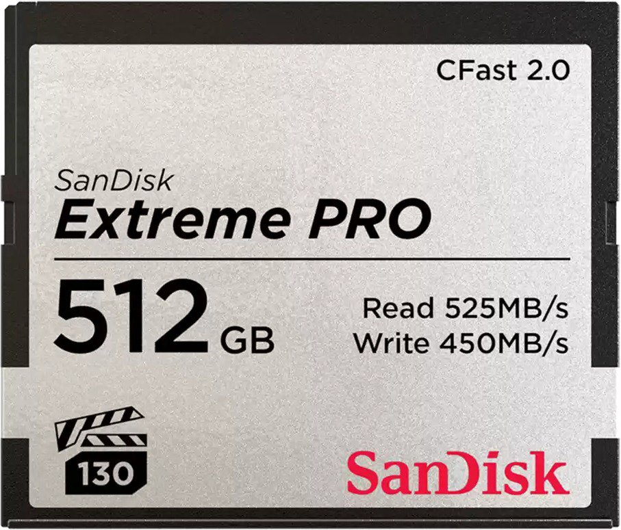 SANDISK CFAST 2.0 512GB Extreme Pro VPG130