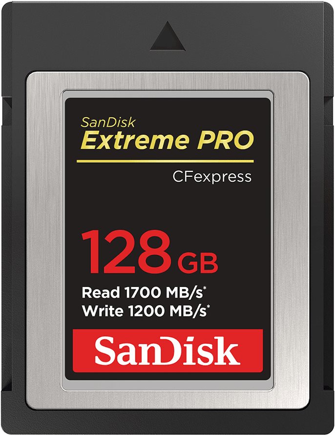 SANDISK Compact Flash Extreme PRO CF expres 128GB, Type B