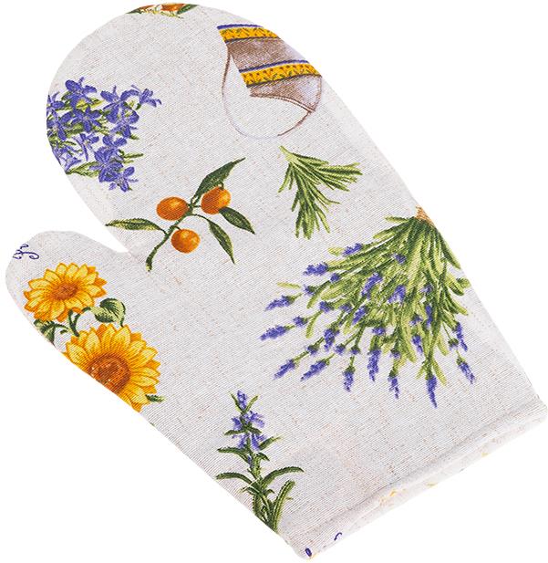 Bellatex Chňapka Ema 28 × 18 cm 66/561, levandule s konvičkou