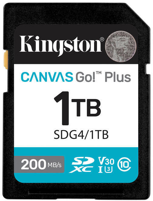 Kingston SDXC Canvas Go Plus Gen4 1TB