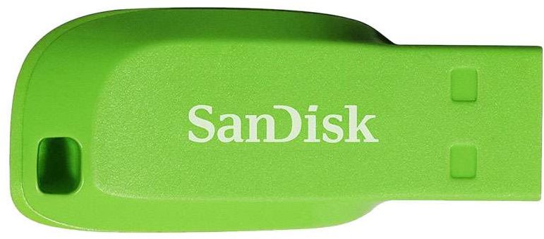 SANDISK Cruzer Blade 16GB elektricky zelená
