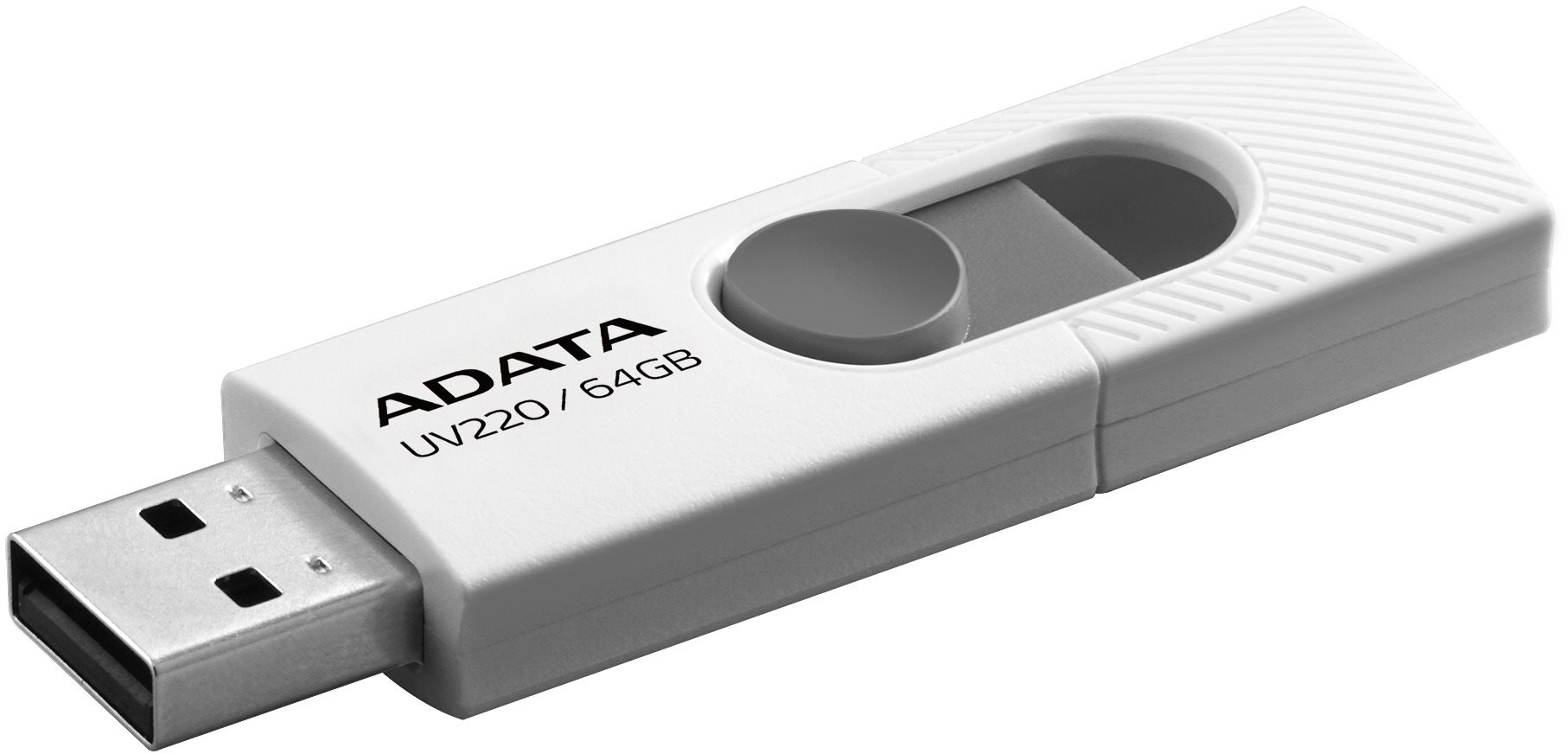 ADATA UV220 64GB, bílo-šedá