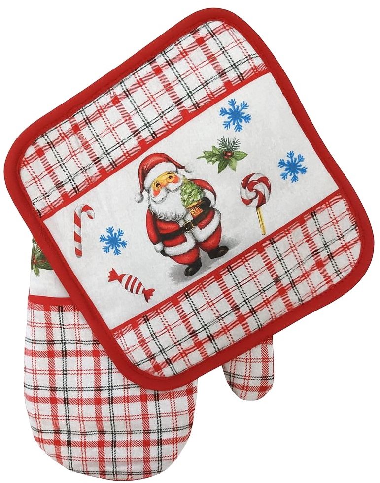 DuraHome Rukavice & chňapka, SOM09, santa