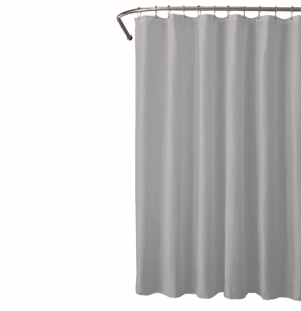 DuraHome Závěs koupelnový 180 × 200 cm PES, šedý