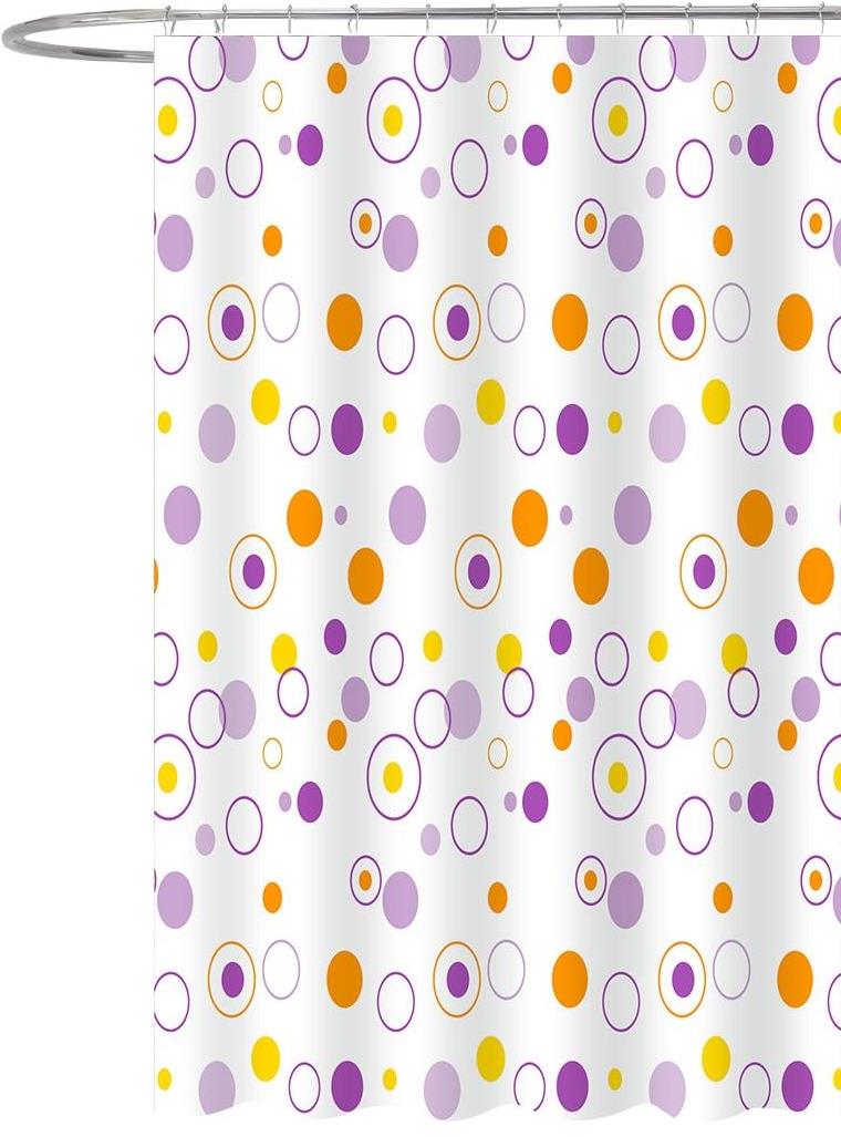 DuraHome Závěs koupelnový 180 × 200 cm PES, vzorovaný_CY-213884