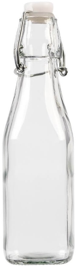 DuraHome Láhev hranatá s patentním uzávěrem 250 ml