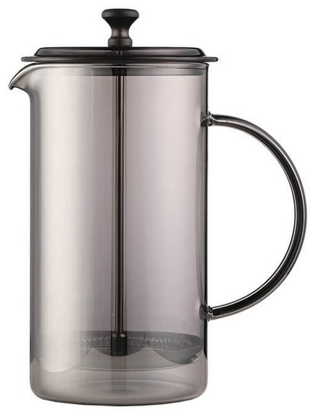DuraHome Konvice French press, 600 ml, MR-1861-600, grafitová