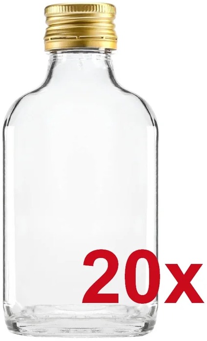 DuraHome Láhev Placatka 100 ml, 20 ks