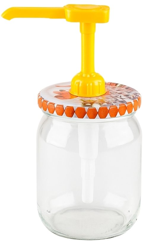DuraHome Sklenice Mája s pumpičkou na med, 520 ml