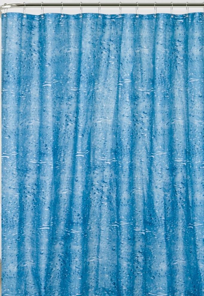 DuraHome Závěs koupelnový 180 × 200 cm PES, vzorovaný_22210