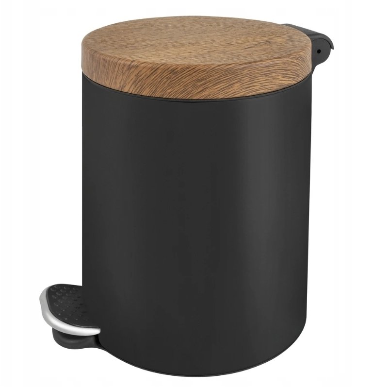 DuraHome Koš na odpadky, 5 l, černý 1786