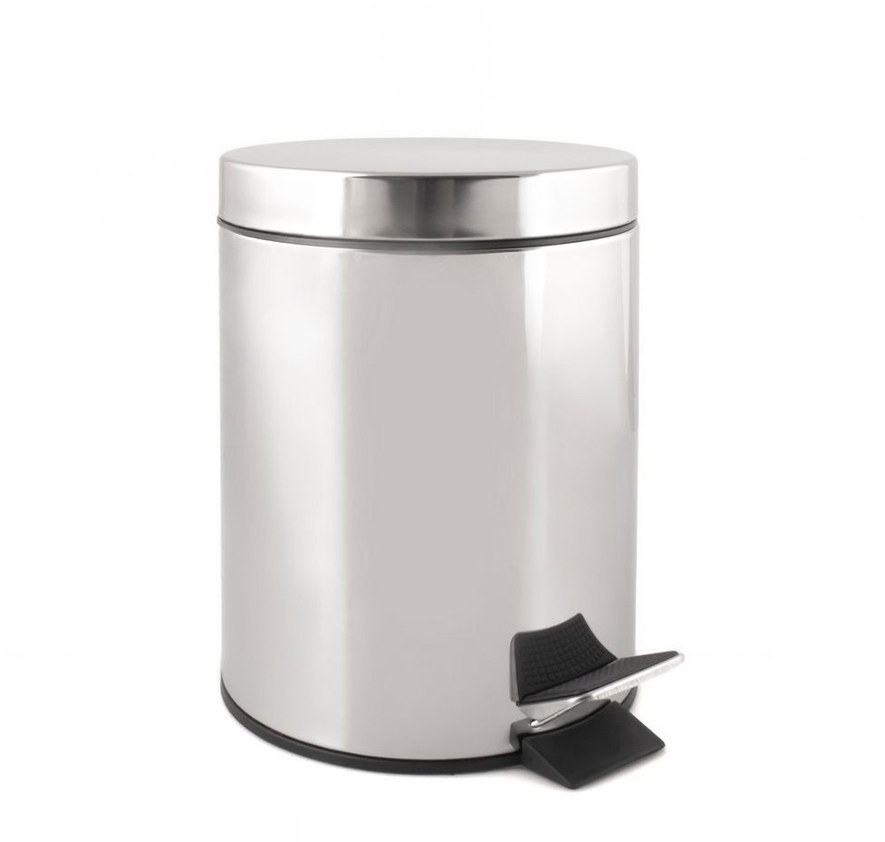 DuraHome Koš na odpadky, 3 l, stříbrný 30010