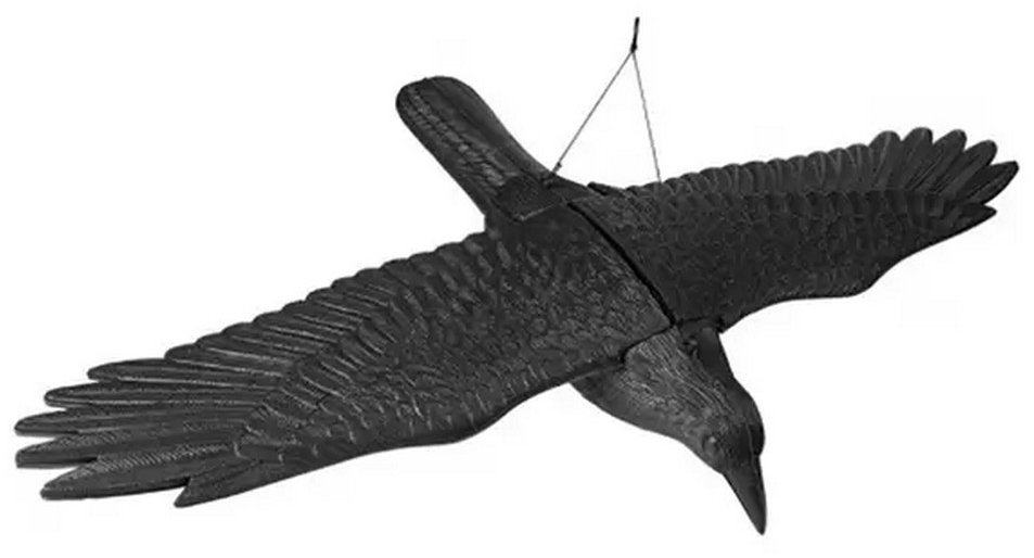 DuraHome Plašič ptactva Havran, létající, závěsný  80 ×  44 × 12 cm