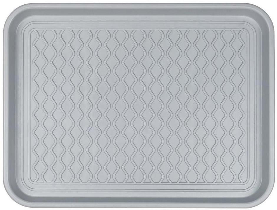 DuraHome Odkapávač na obuv 37,5 × 49,5 cm, Cross, šedý