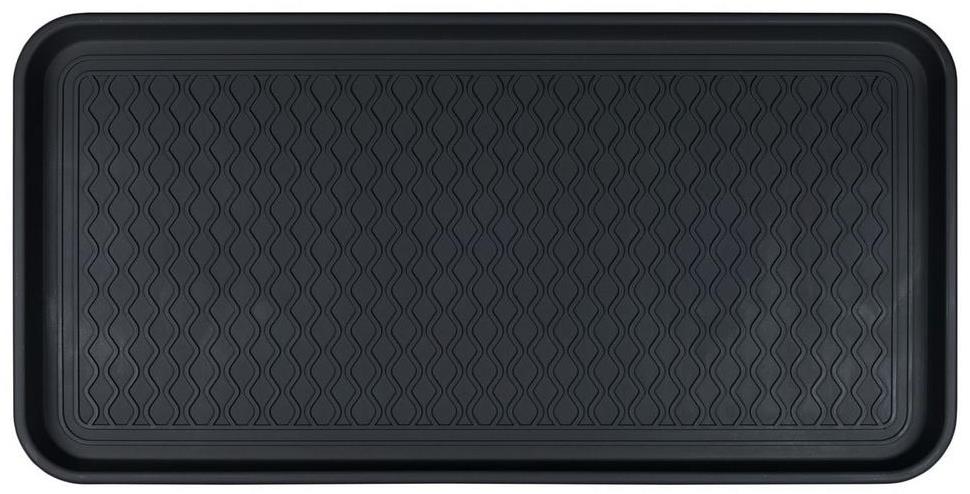 DuraHome Odkapávač na obuv 38 × 76 cm, MULTI CROSS, černý