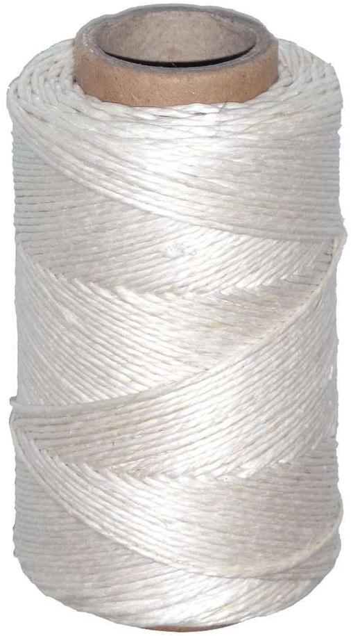 DuraHome Motouz lněný - bílý, lesklý 100 g / 120 m