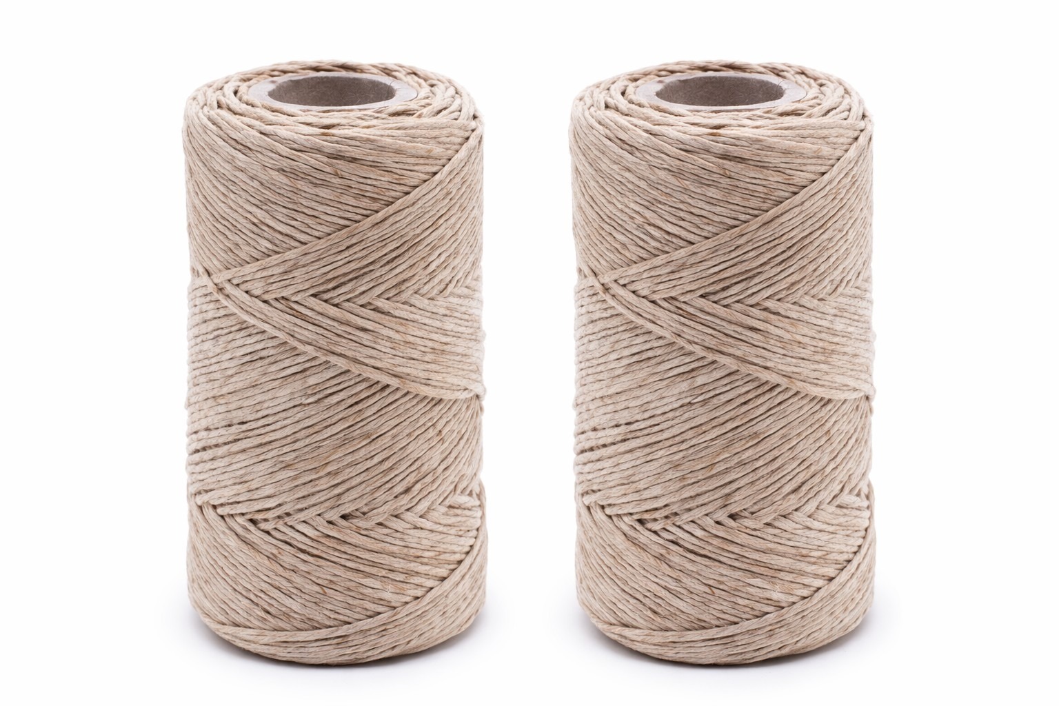 DuraHome Motouz lněný tmavý, lesklý 100 g/ 120 m, 2 ks