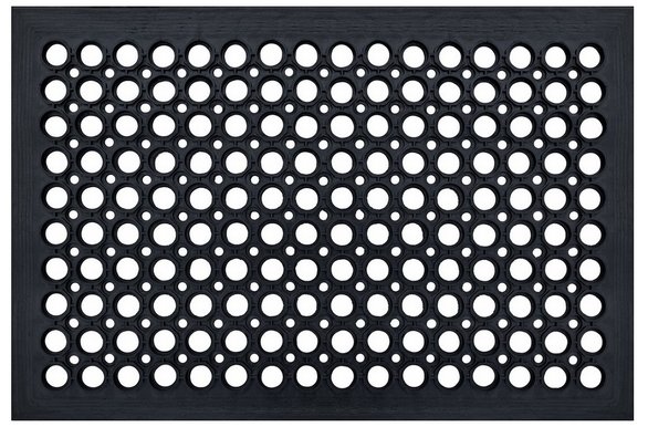 DuraHome Domino Rohož guma s nájezdem, 40 × 60 × 1,3 cm