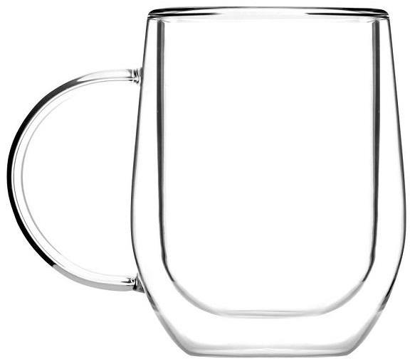 Vialli Design Sklenice, dvoustěnná, 300 ml, 2 ks_AMO 8616