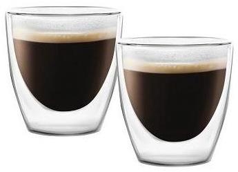 Vialli Design Sklenice, dvoustěnná, 80 ml, na espresso, 2 ks_AMO 5837