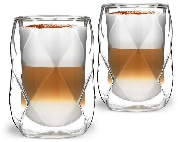 Vialli Design Sklenice, dvoustěnná, 350 ml, 2 ks_GEO 7589