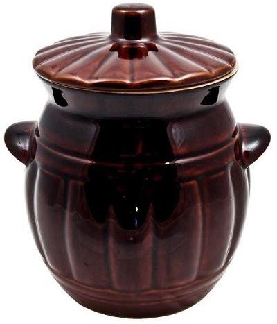 DuraHome Keramický soudek s poklicí 2,7 l
