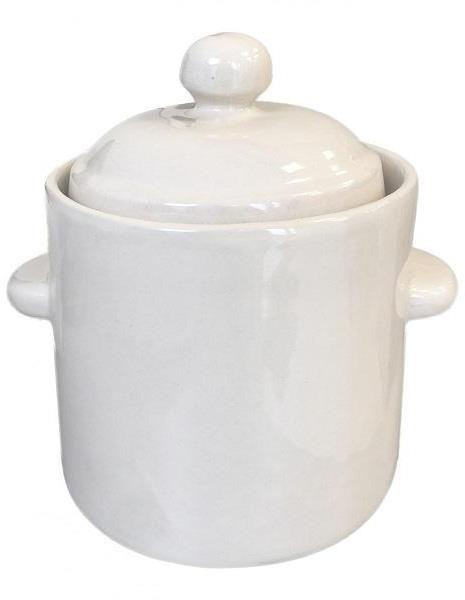 DuraHome Zelák keramický s poklicí - hermetický 2,5 l