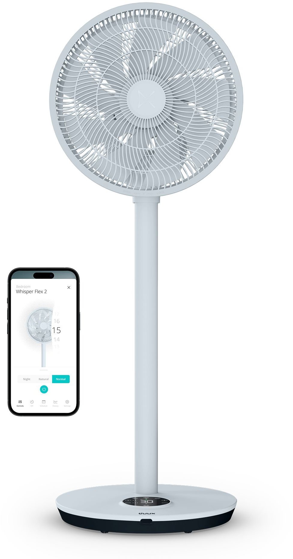 Duux DXCF105 Whisper Flex 2 Smart Ice Blue