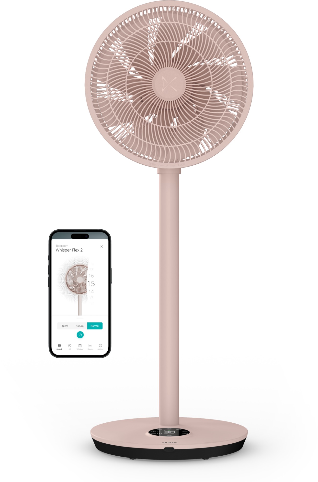 Duux DXCF100 Whisper Flex 2 Smart peach
