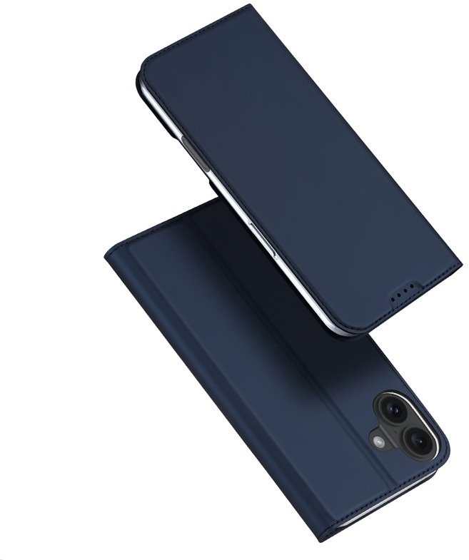 Dux Ducis Skin Pro flipové kožené pouzdro pro iPhone 16 Blue