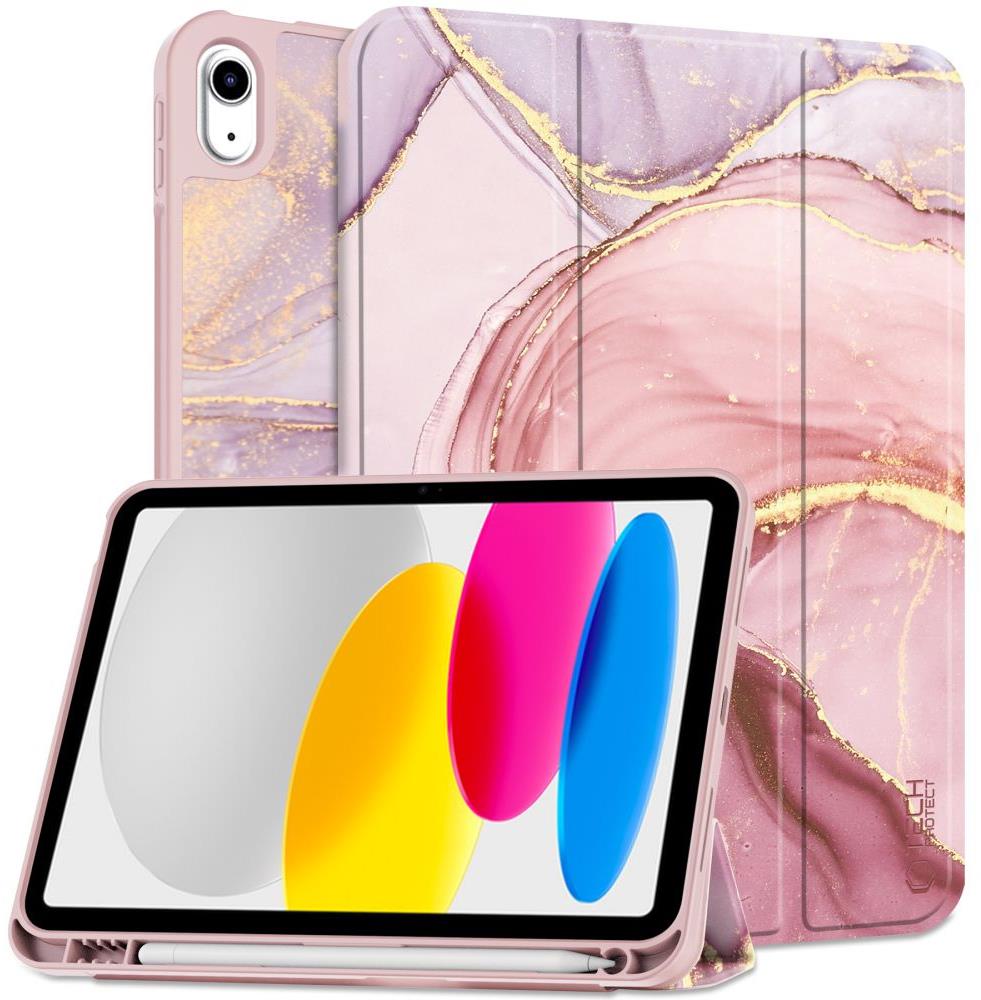 Tech-Protect SC Pen pouzdro na iPad 10.9'' 10gen 2022 / 11'' 11gen 2025, marble