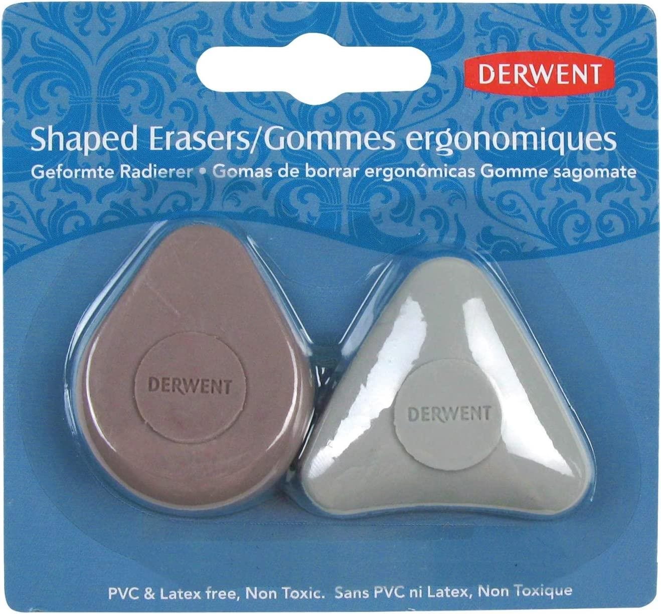 DERWENT Shaped Erasers - balení 2 ks