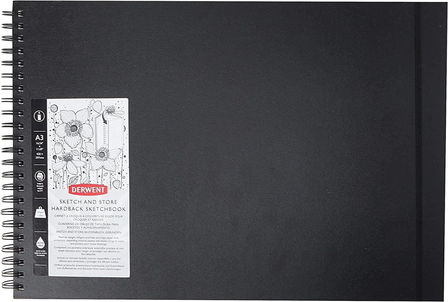 Kvalitní skicačka DERWENT Sketch & Store A2