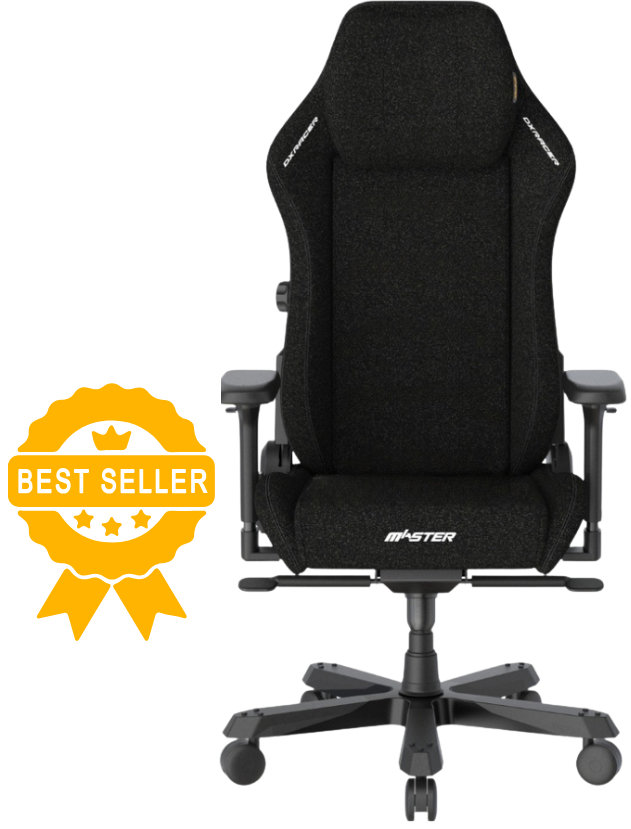 DXRacer MASTER tmavě šedá, látková
