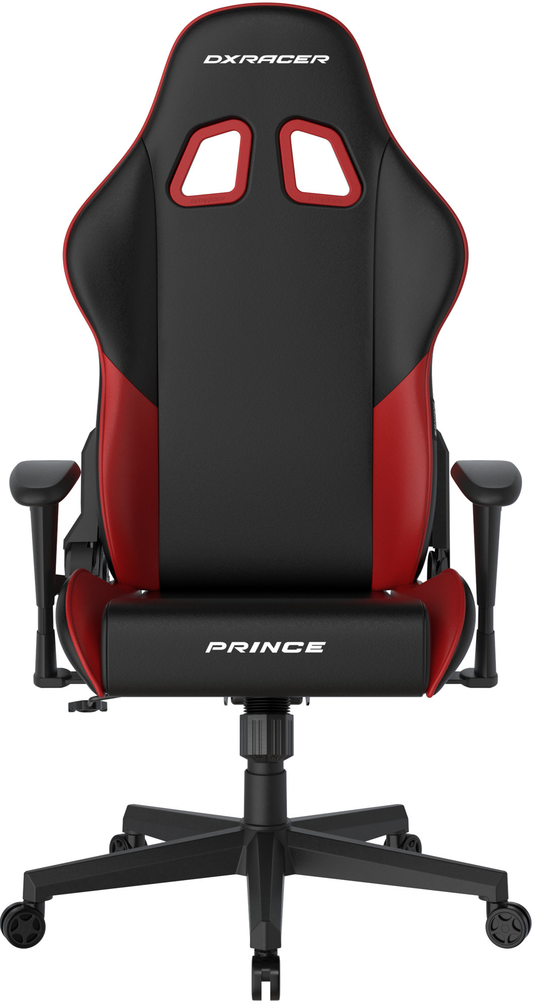 DXRacer PRINCE černo-červená, koženka